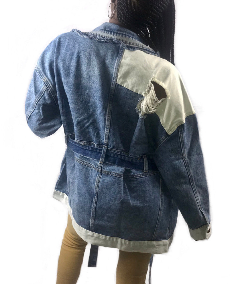 Patchy Jean Jacket